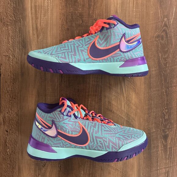 Nike Zoom LeBron NXXT Gen Hyper Turquoise Purple HF0712-300 Men’s Size 9